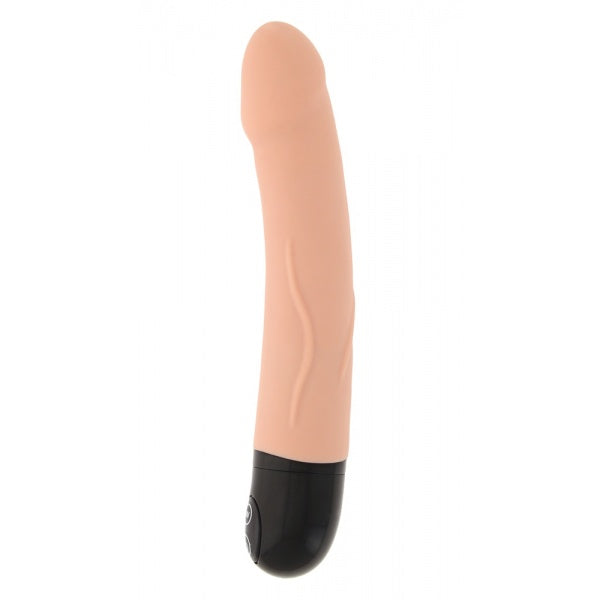 Elegante verpakking en meegeleverde accessoires van De Paarse Keizerin vibrator in poeder roze-beige