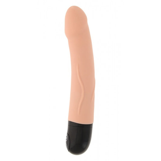 Elegante verpakking en meegeleverde accessoires van De Paarse Keizerin vibrator in poeder roze-beige
