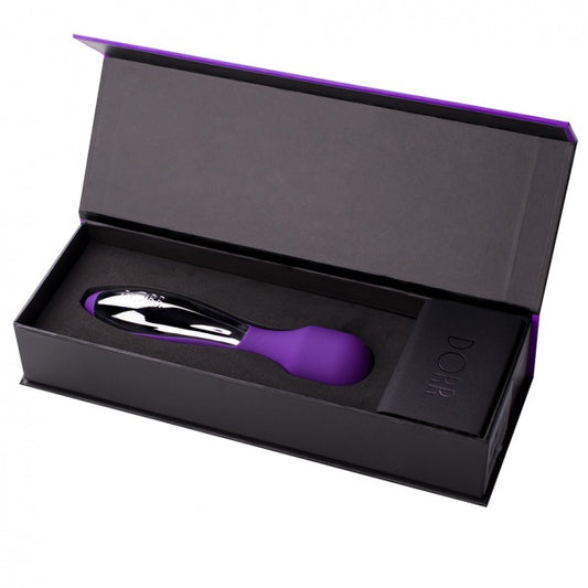 Dorr Avond paarse wand massager in luxe zwarte geschenkverpakking