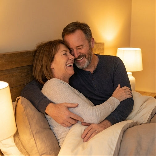 Illustratie bij artikel over seks latere leeftijd bij De Paarse Keizerin met tips en inspiratie